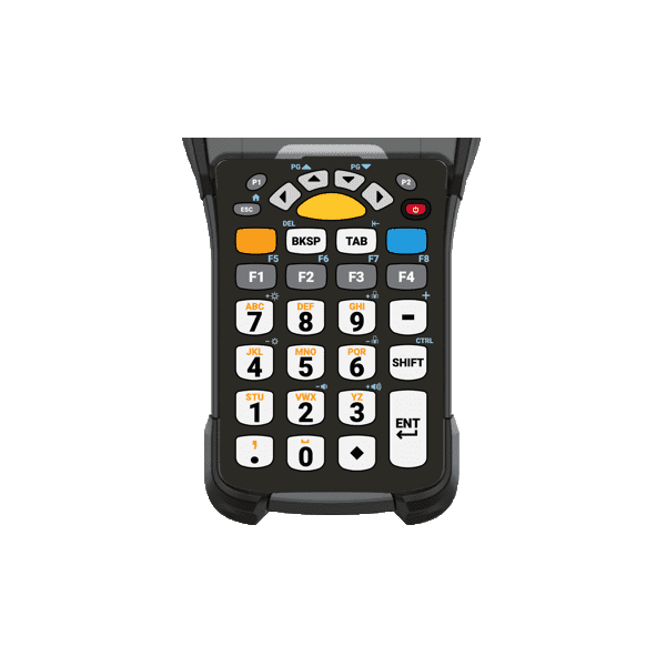 Zebra keypad, 29 keys