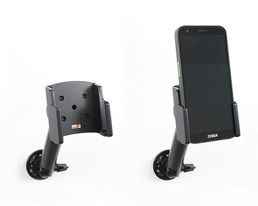 Aktive Halterung, Zigarettenadapter, 12/24V, 2,7A, Pogo-Pins, passend für: TC501 (mit Schutzhülle)