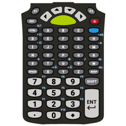 Zebra keypad, 53 keys