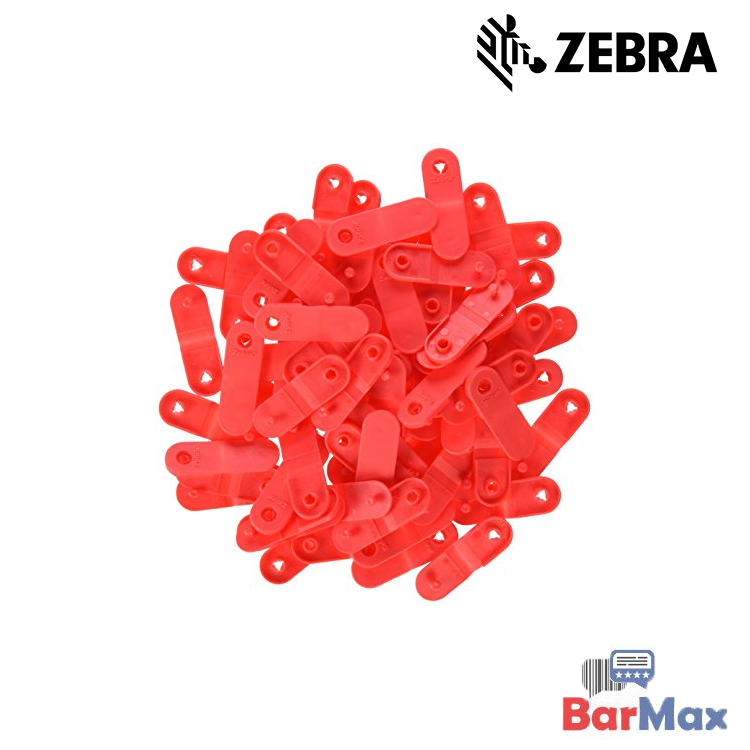 Zebra Clip Verschluss Kit, rot
